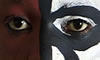 Augen sehen dich an