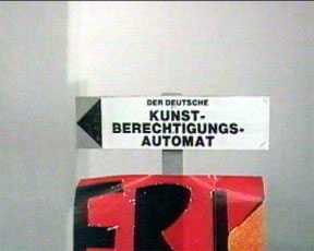 Filmschnitt Beispiel der  FBK Kunstausstellung