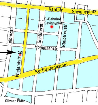 Stadtplan Lagekarte Berlin, ergo-film